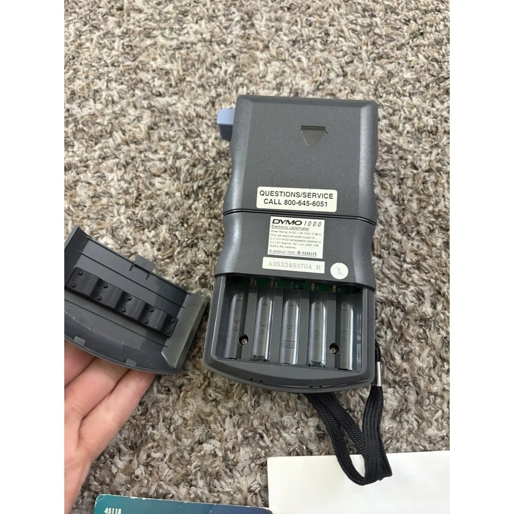 Dymo‎ 1000 Electronic Label Maker Vintage with Manual And Tape Package